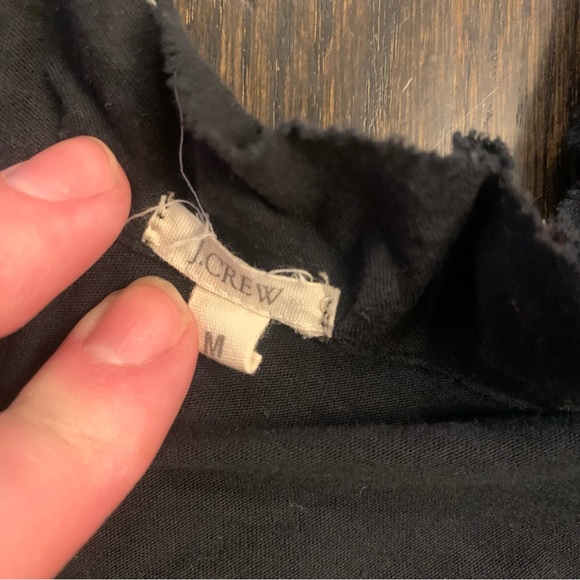 J. Crew Size Medium Black Blouse - Picture 5 of 6